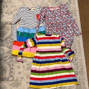 Mini Boden Colorful Striped and Floral Dresses